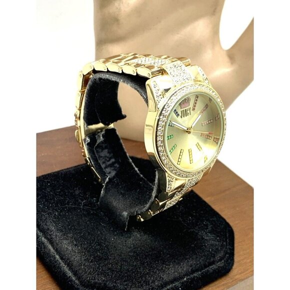 Juicy By Juicy Couture Women's Watch JC/5014 Quartz Gold Stainless Steel 34mm - Picture 14 of 14